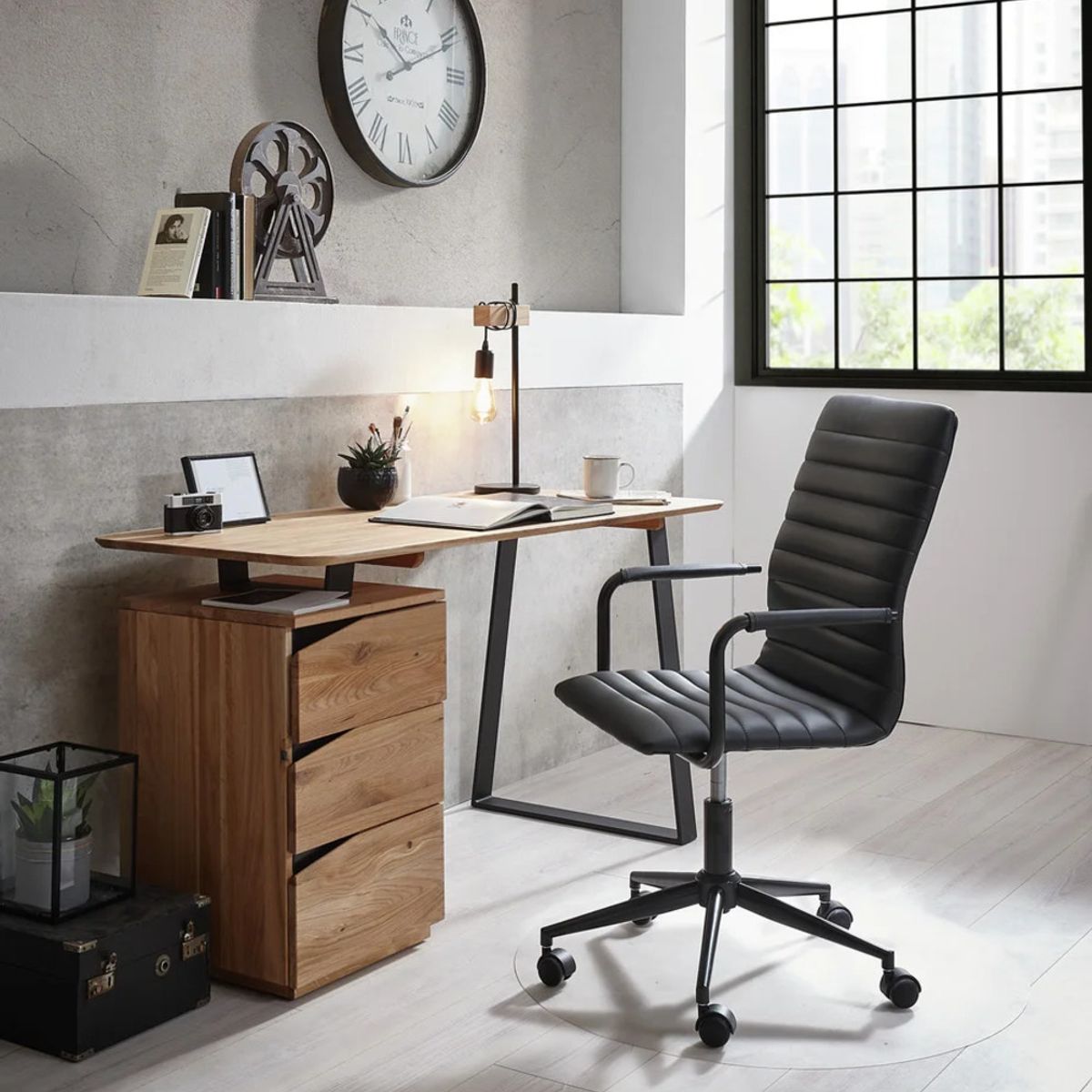 TU MESITA - Escritorio Contemporáneo Omahr 3 Cajones