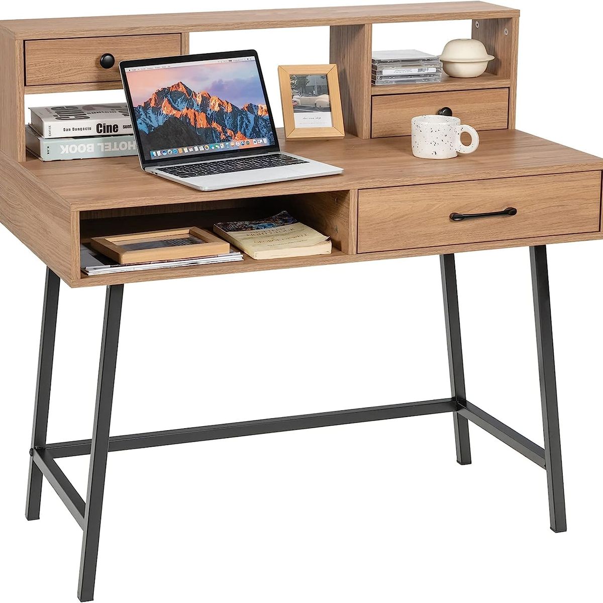 TU MESITA - Escritorio Moderno París 105cm Marrón