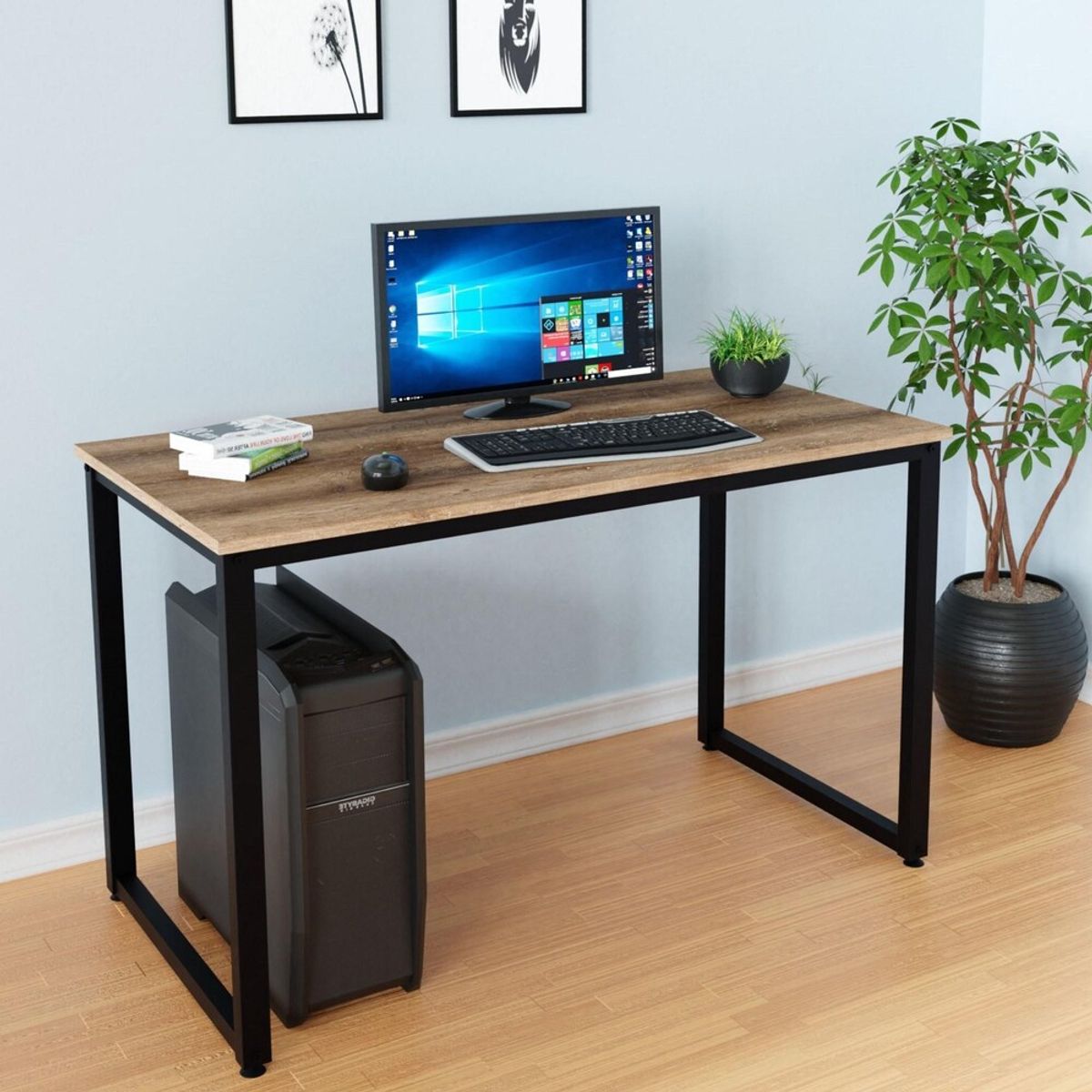 TU MESITA - Mesa Escritorio multiusos color Macadamia TU MESITA