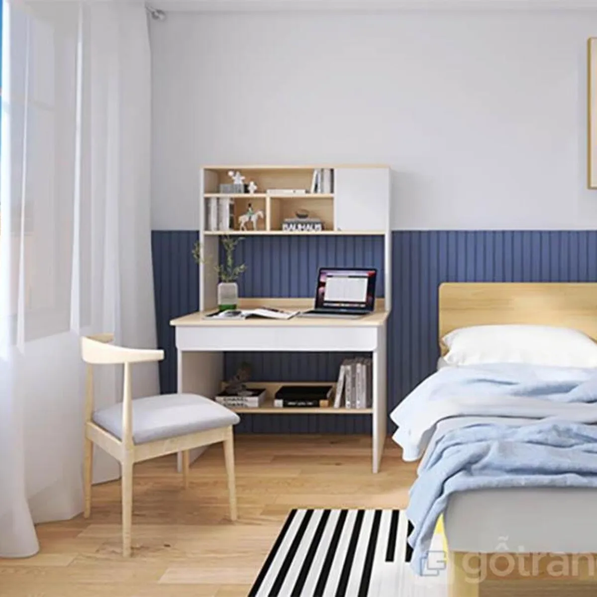 TU MESITA - Escritorio Vintage Moderno Mily Alto 156cm TU MESITA