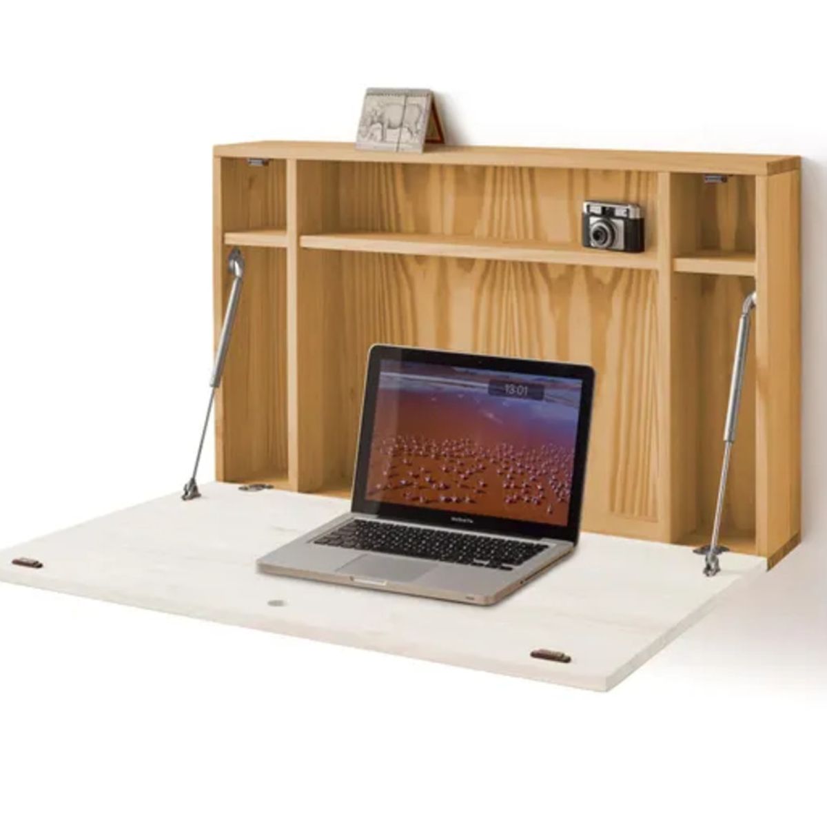 TU MESITA - Escritorio Flotante moderno Sandro color BlancoDuna TU MESITA