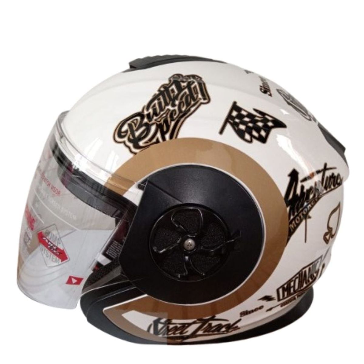 GENERICO - Casco De Moto Bolichero Certificado Rantash