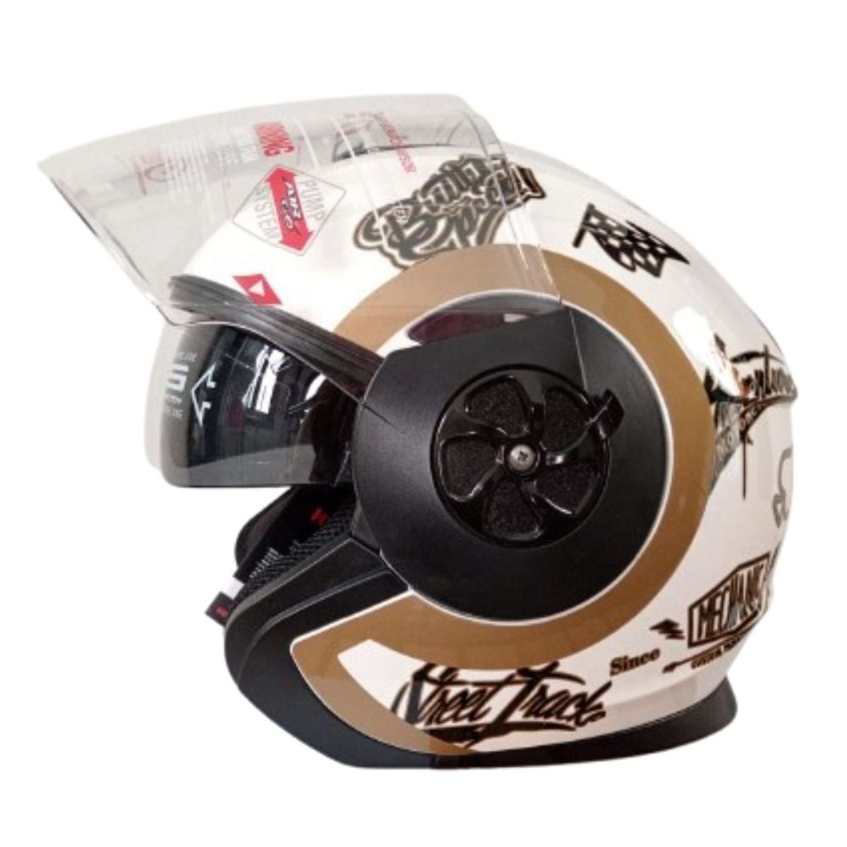 GENERICO - Casco De Moto Bolichero Certificado Rantash