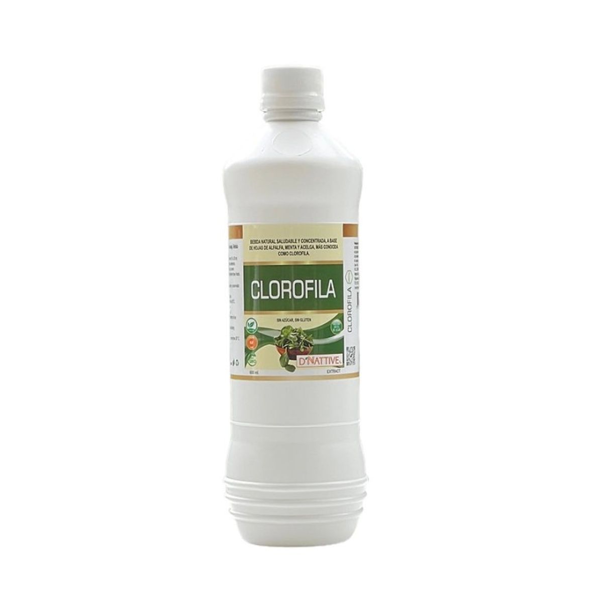 GENERICO - Extracto de Clorofila (Alfalfa, Menta y Acelga) x 600 ml - D'Nattive