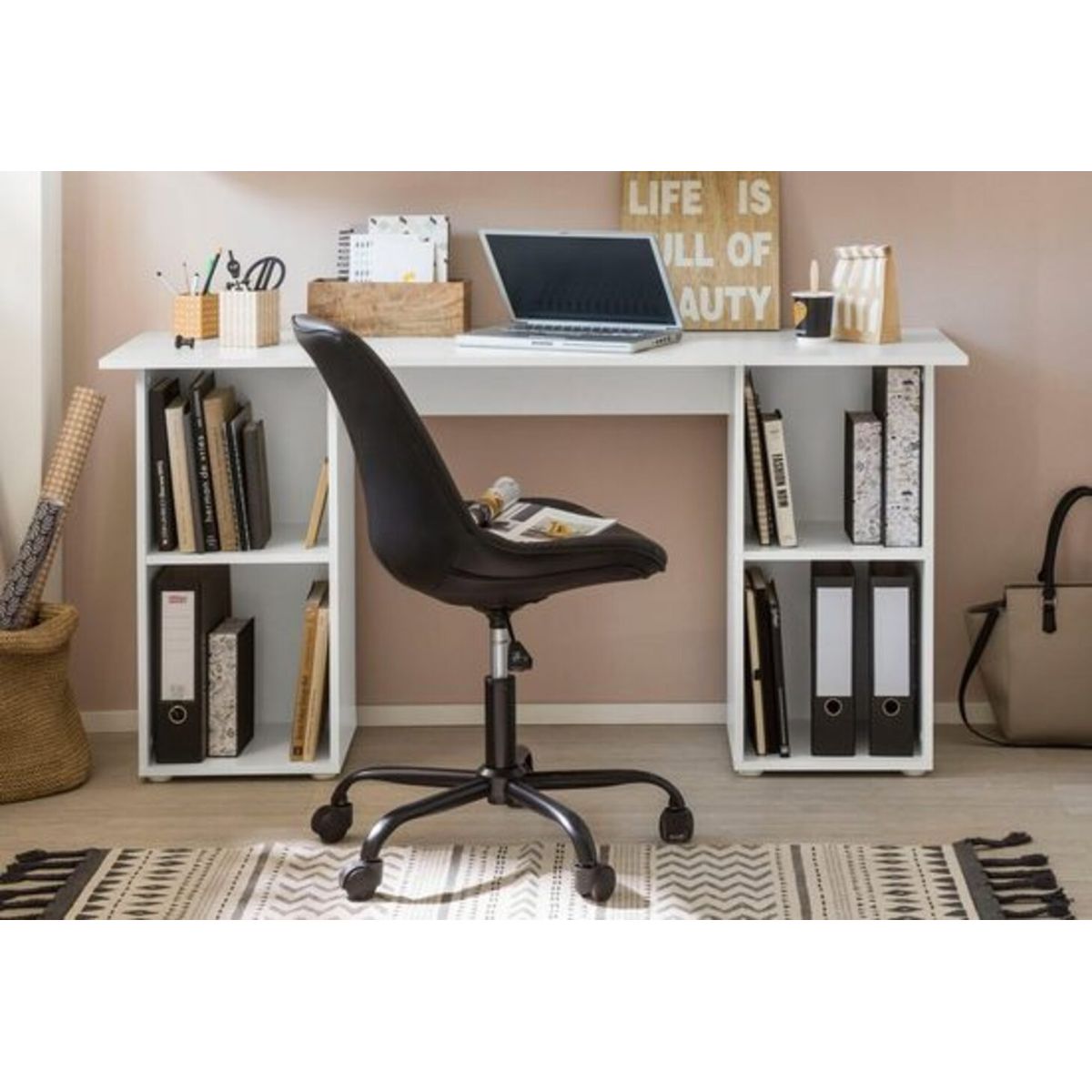 TU MESITA - Escritorio Moderno Huxley con 4 Compartimientos