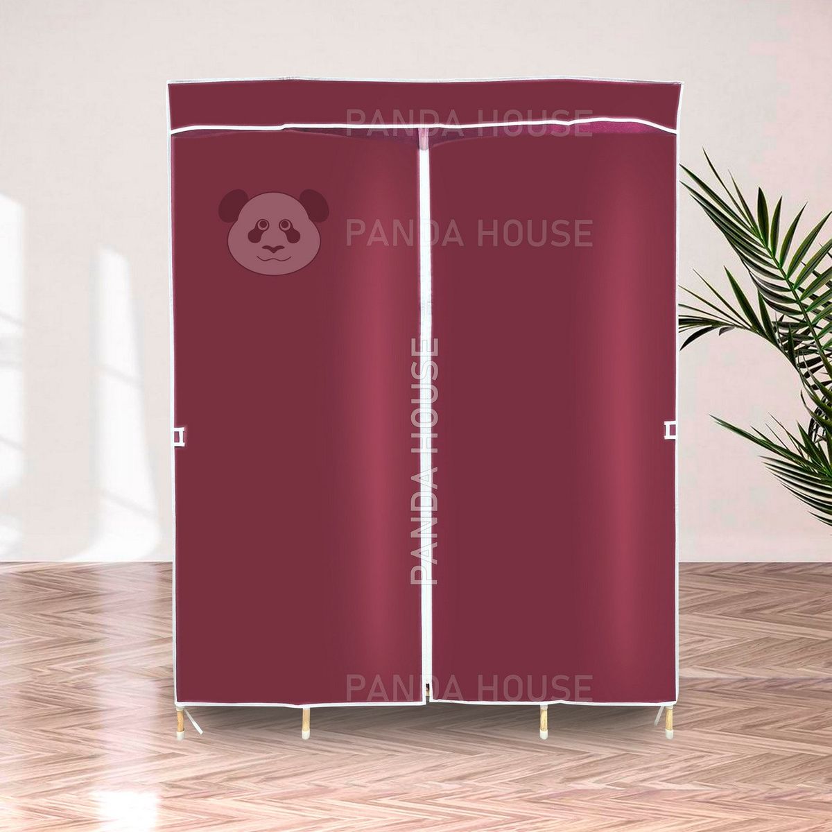 SM - ROPERO DE 3 CUERPOS MADERA GUINDA