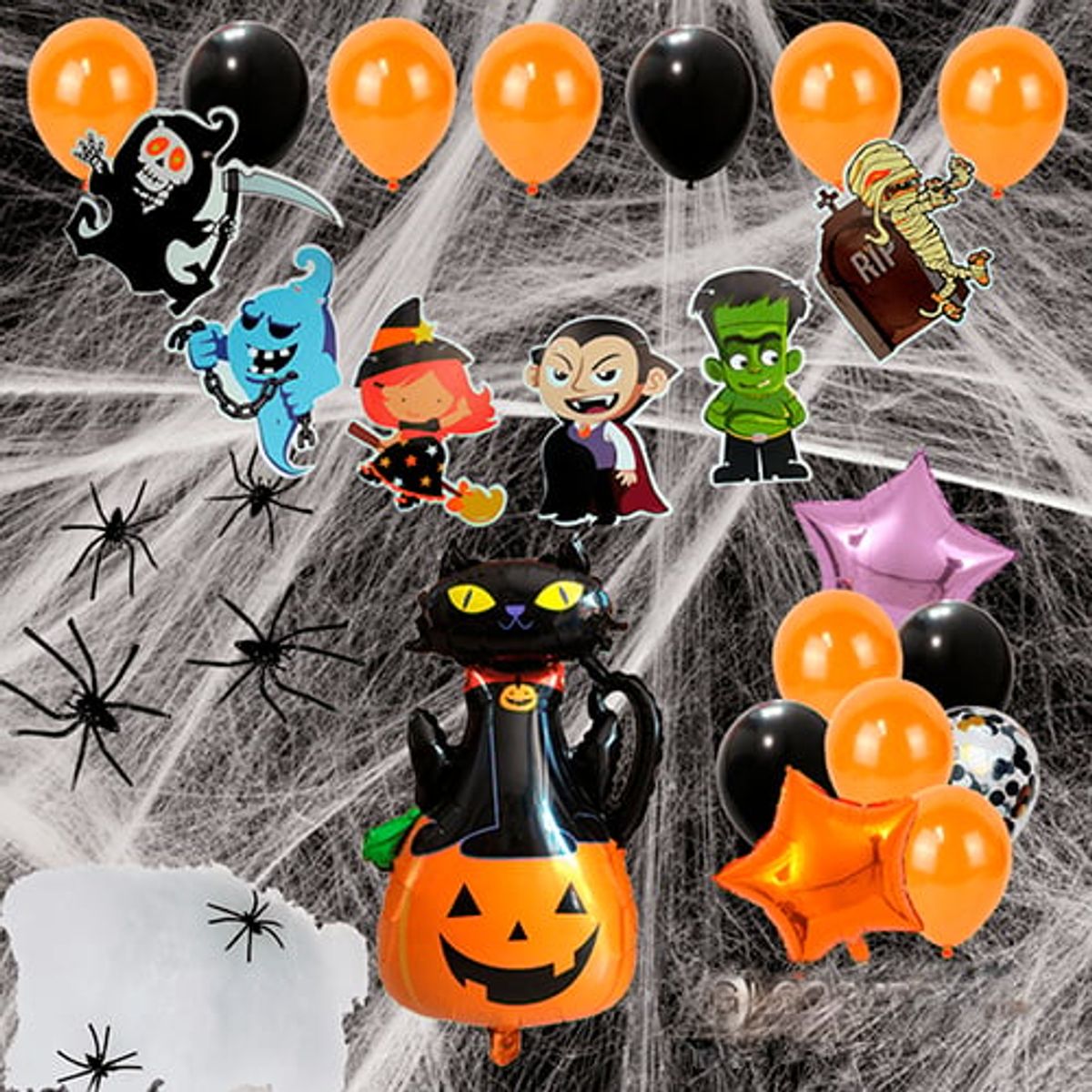 GENERICO - Set de globos de Halloween