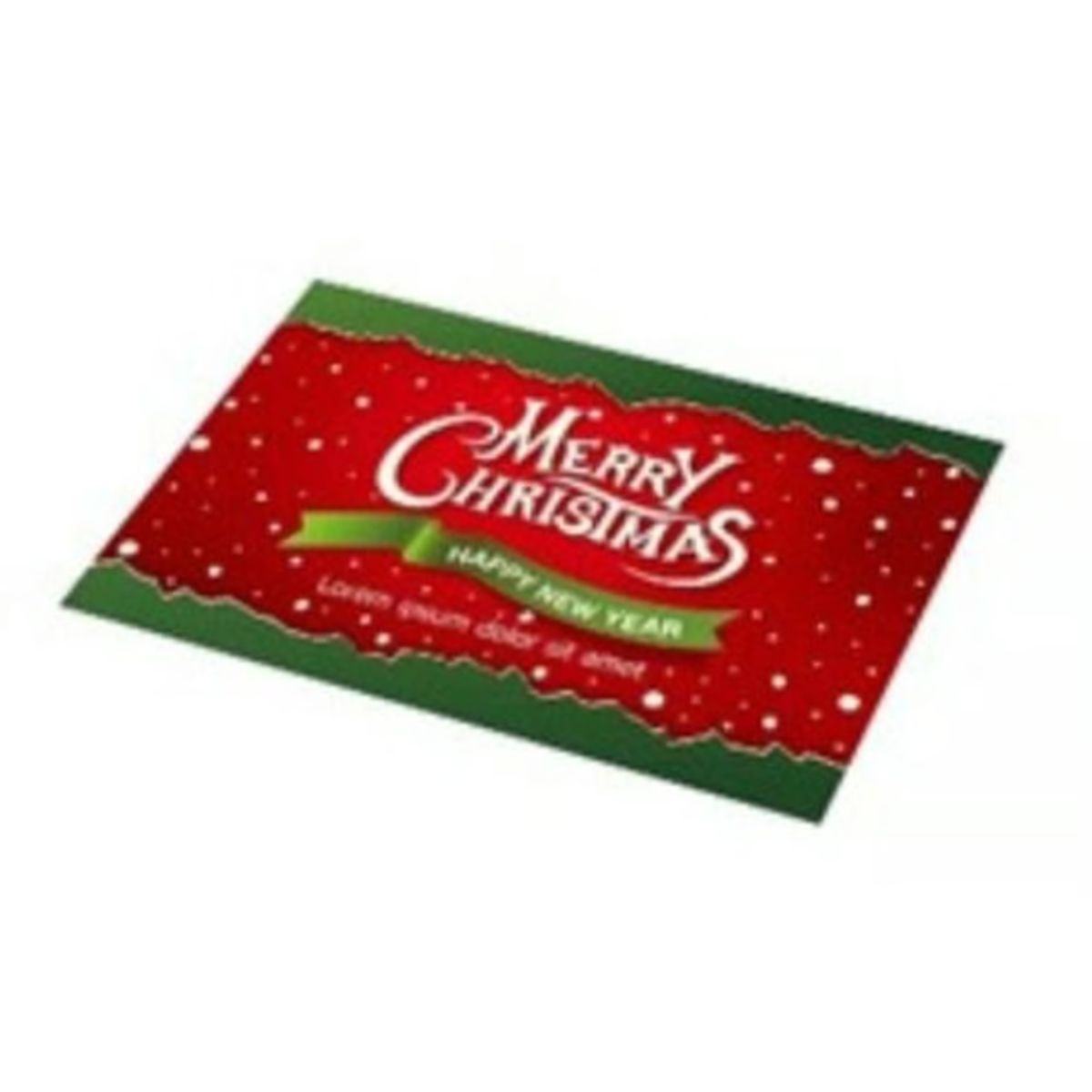 GENERICO - Individual Navideño con diseño Set x 6 und