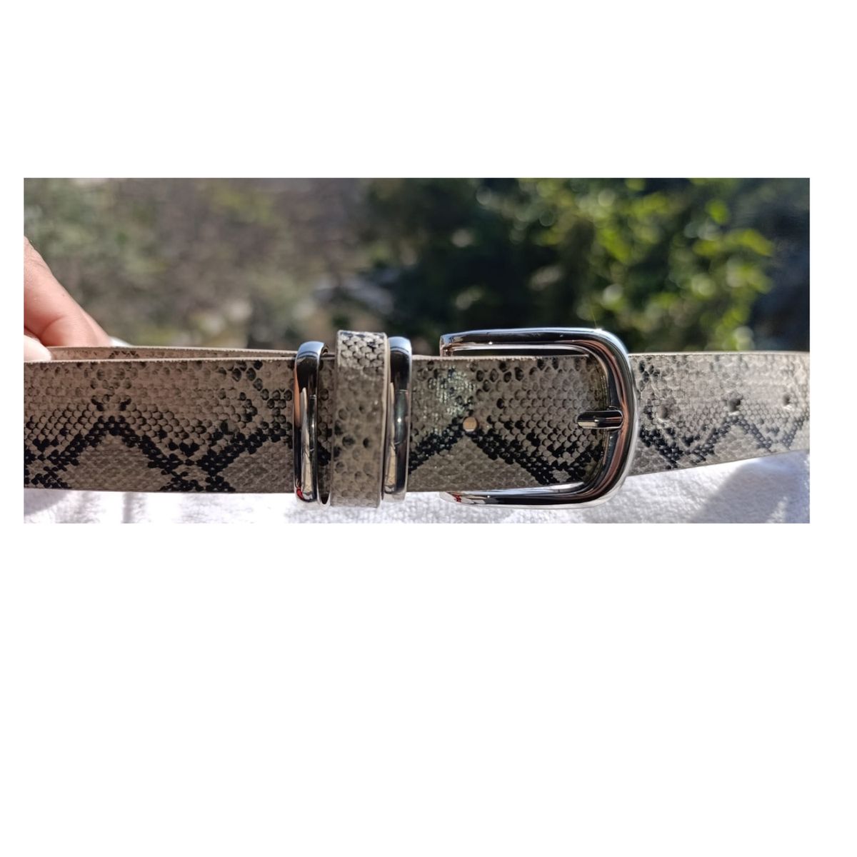 GENERICO - Correa  Elegante  Para Mujer  ModTigre 110CM Beige