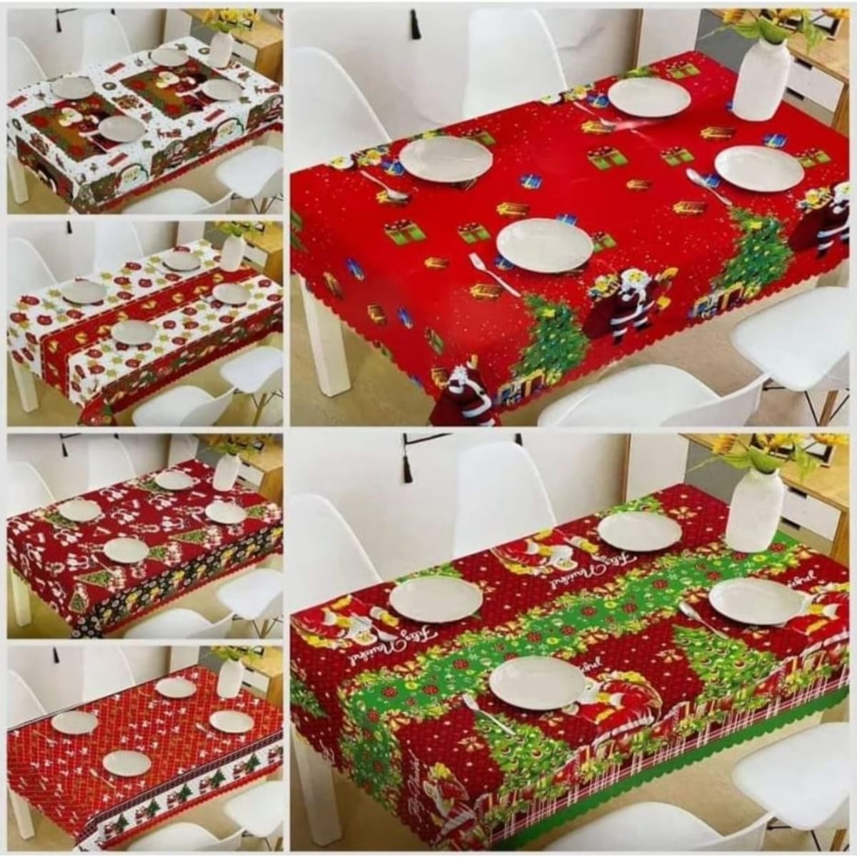 GENERICO - Manteles de Navidad Elegantes 150x180cm