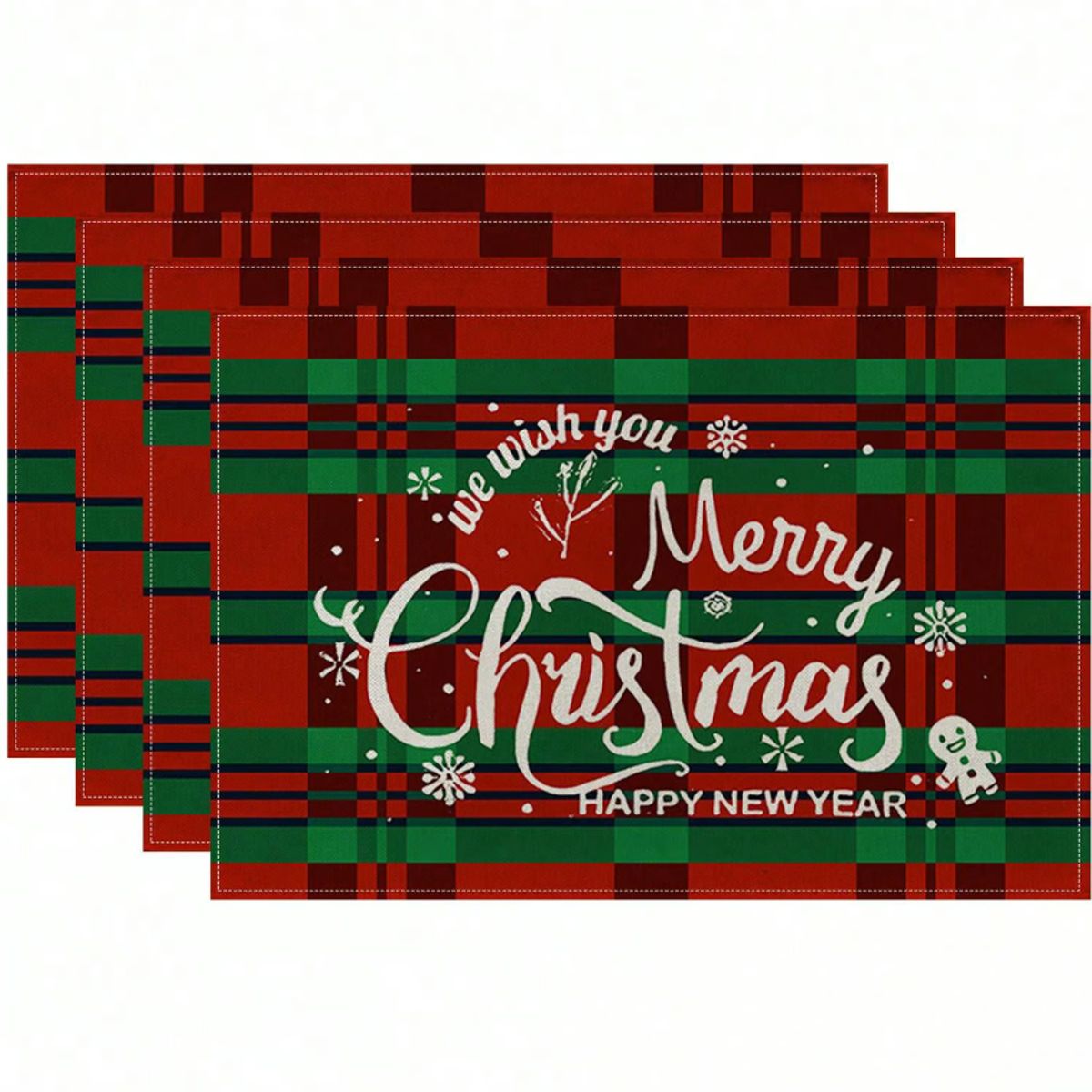 GENERICO - INDIVIDUAL MERRY CHRISTMAS  PACK X6