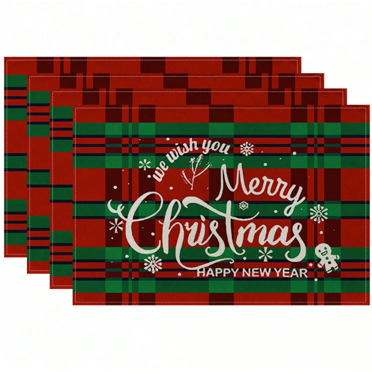 GENERICO - INDIVIDUAL MERRY CHRISTMAS  PACK X6