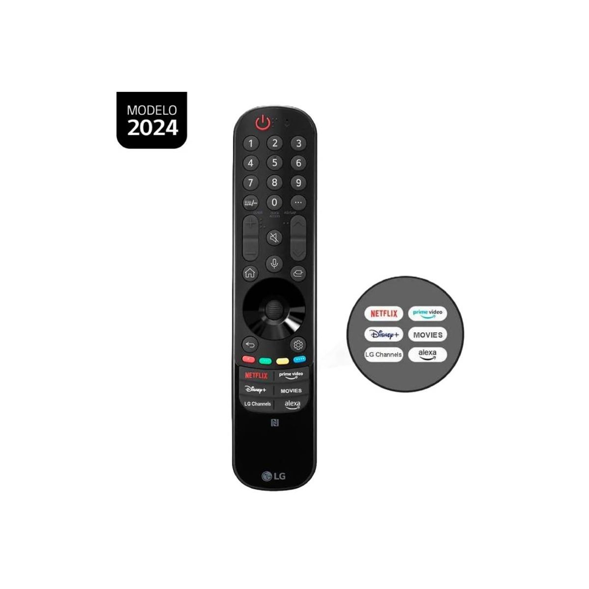 LG - Control Remoto Magic webOS 242322 Smart TV MR24GN Negro