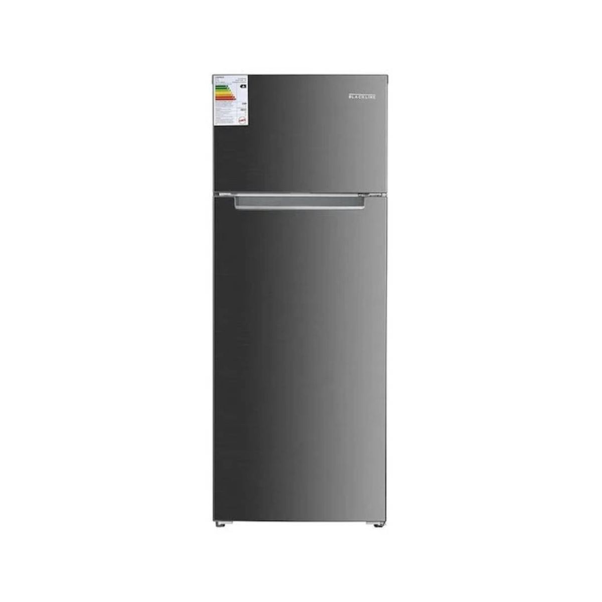 BLACKLINE - Refrigeradora Congelador FROST 205L-2PN 2 Puertas Inox Plateado