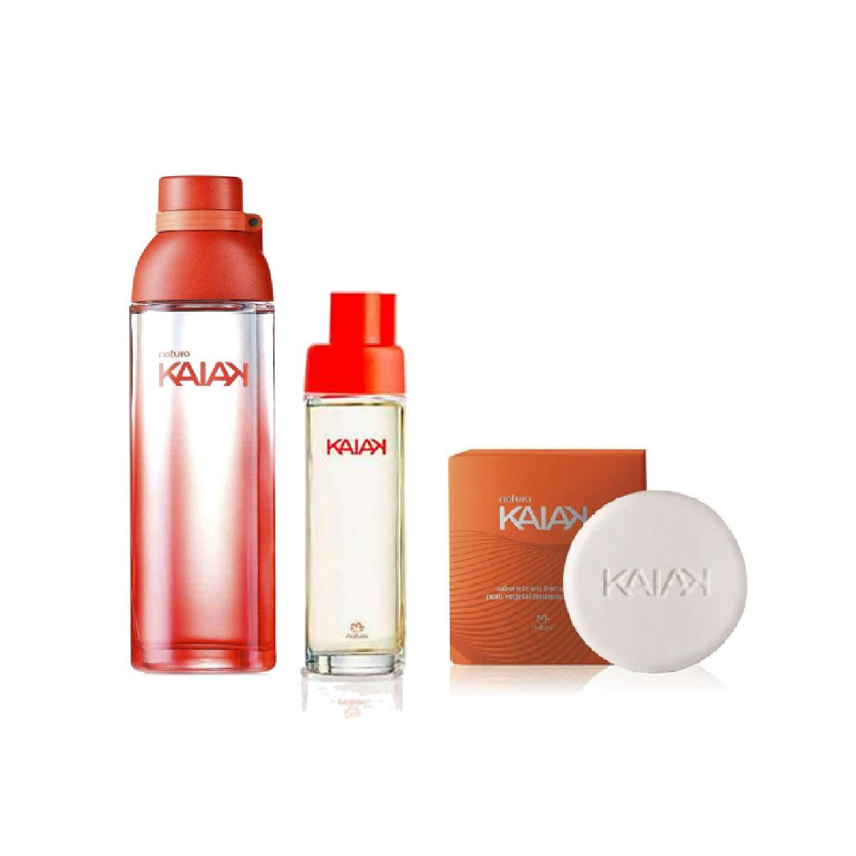 NATURA - Kit Kaiak Fragancia De Mujer Con Mini Y Jabon Natura