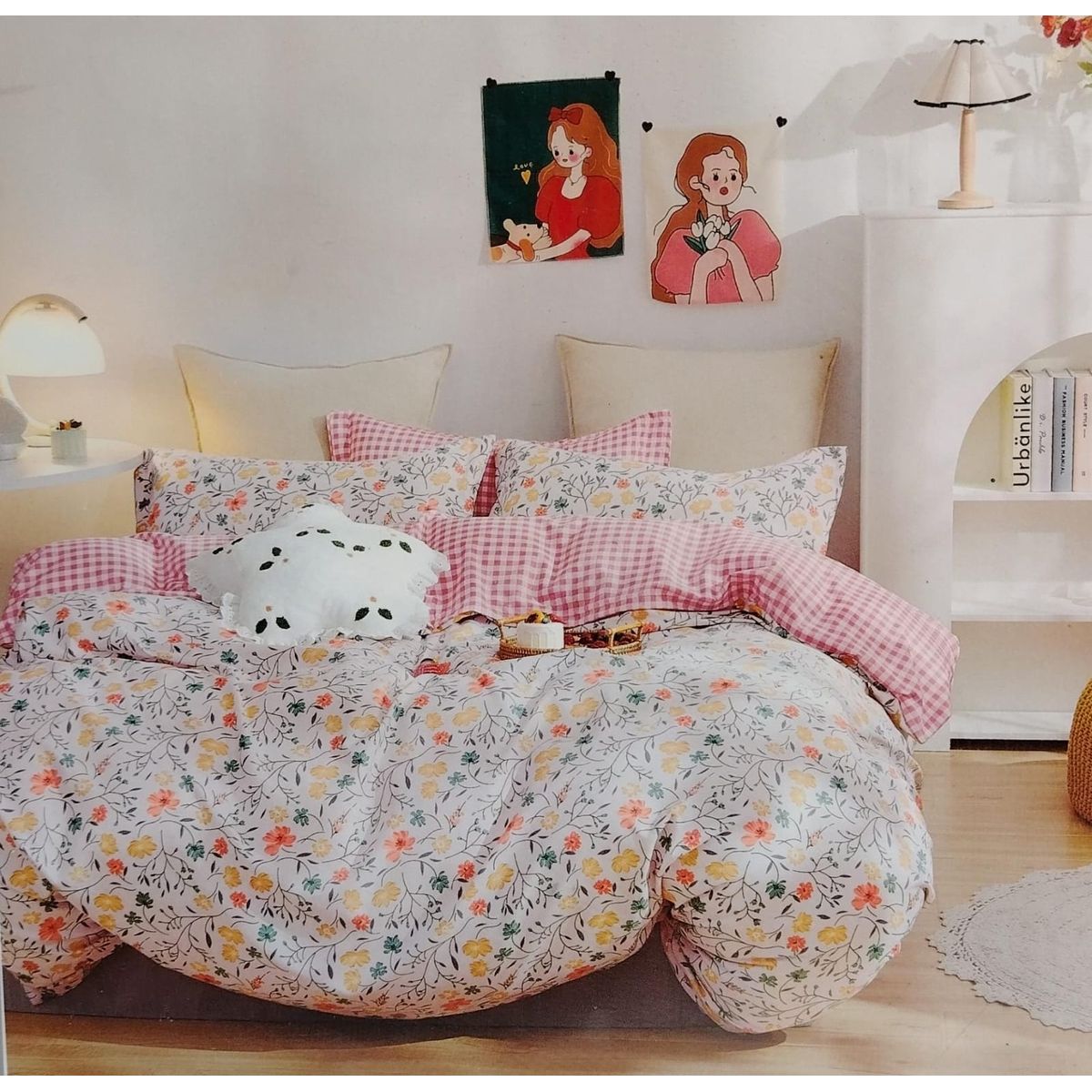 CUTE - JUEGO DE SÁBANAS EN 1.5 PLZ