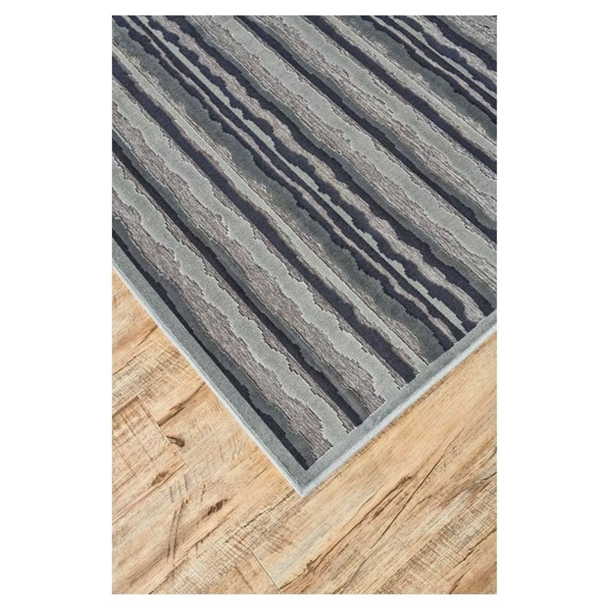 NATHAN - Alfombra Turkey Callo Gris Pie de cama 122x066 cm