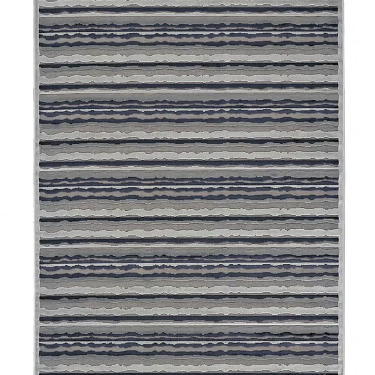 NATHAN - Alfombra Turkey Callo Gris Pie de cama 122x066 cm