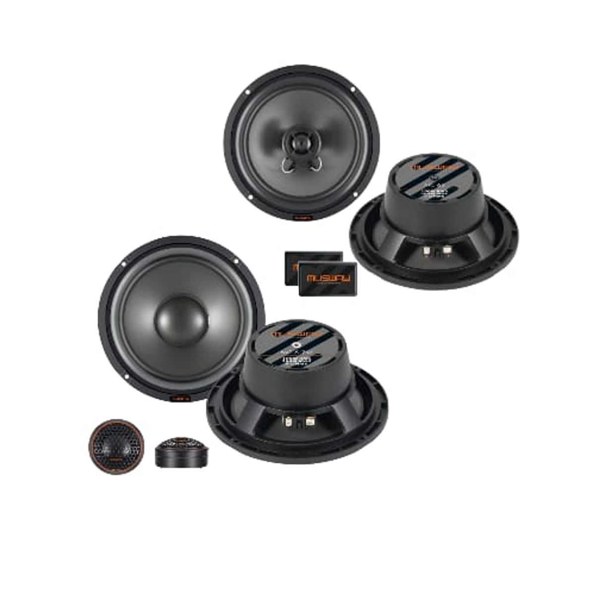GENERICO - SET DE PARLANTES COMPONENTES Y COAXIALES MUSWAY
