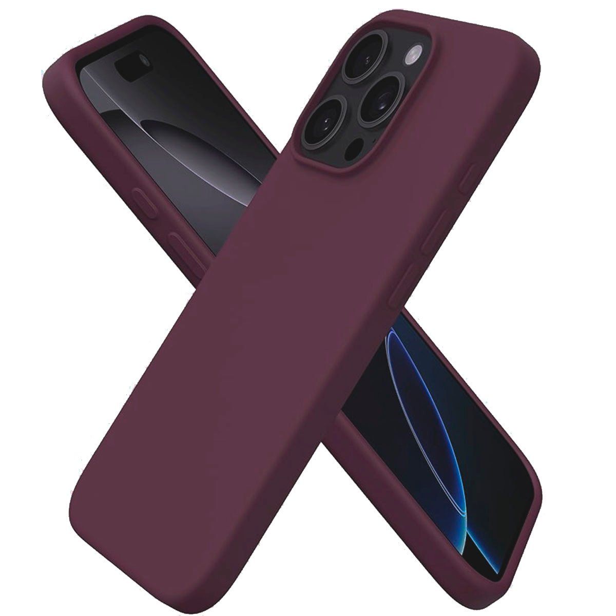 GENERICO - Case Silicona Para Iphone 16 Pro Violeta