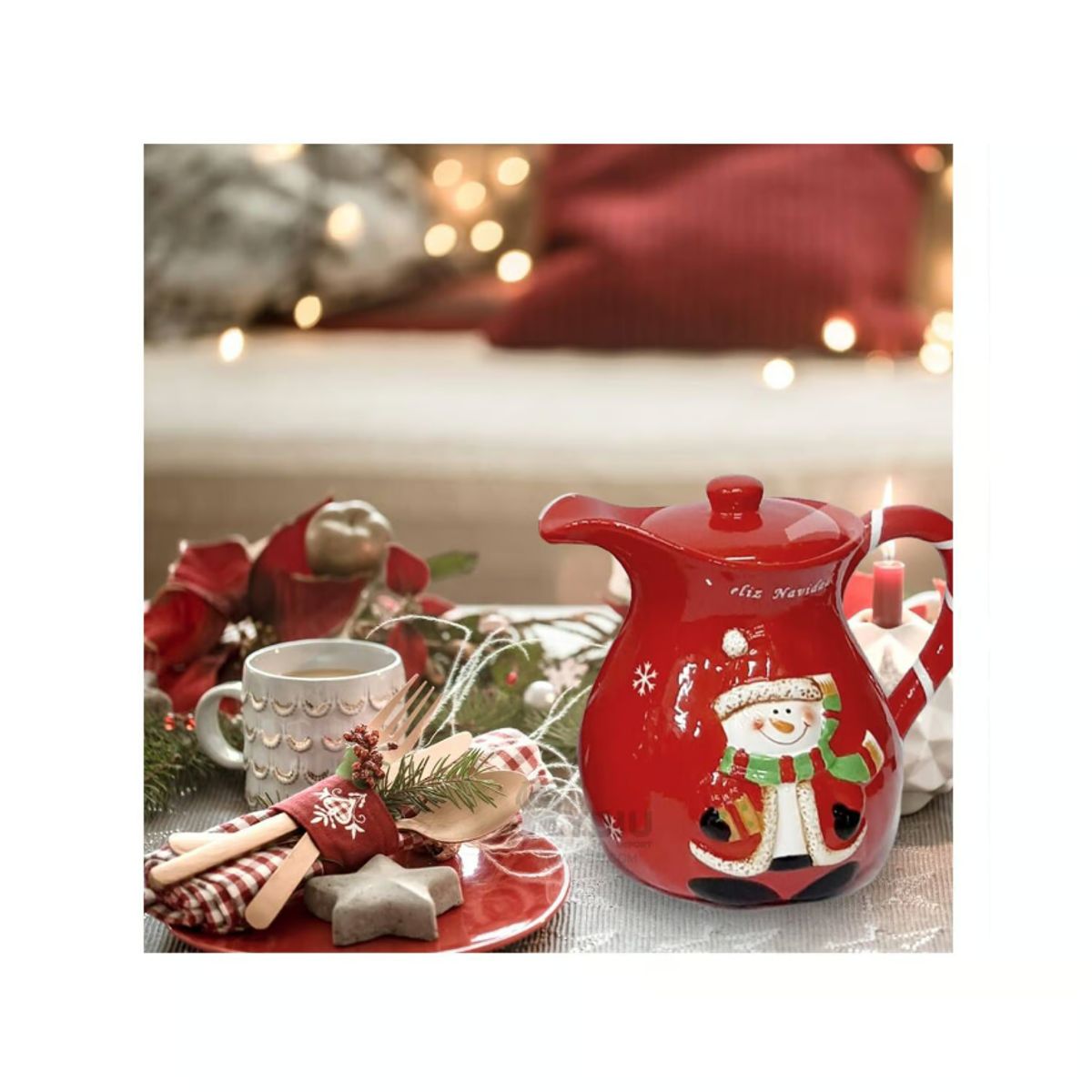 GENERICO - Jarra De Navidad Ideal Para Navidad Papa Noel