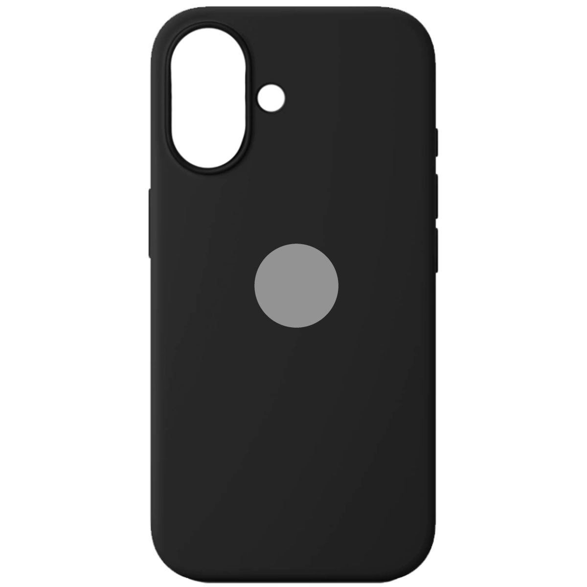 GENERICO - Case Silicona Para Iphone 16 Negro