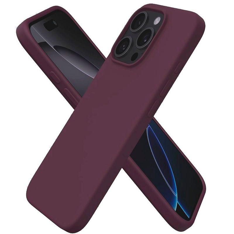 GENERICO - Case Silicona Para Iphone 16 Pro Violeta