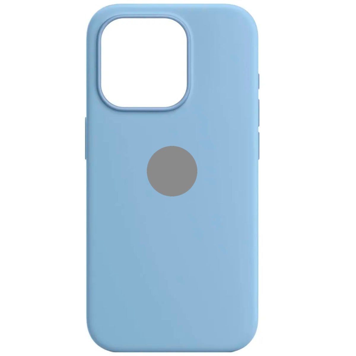 GENERICO - Case Silicona Para Iphone 16 Pro Celeste
