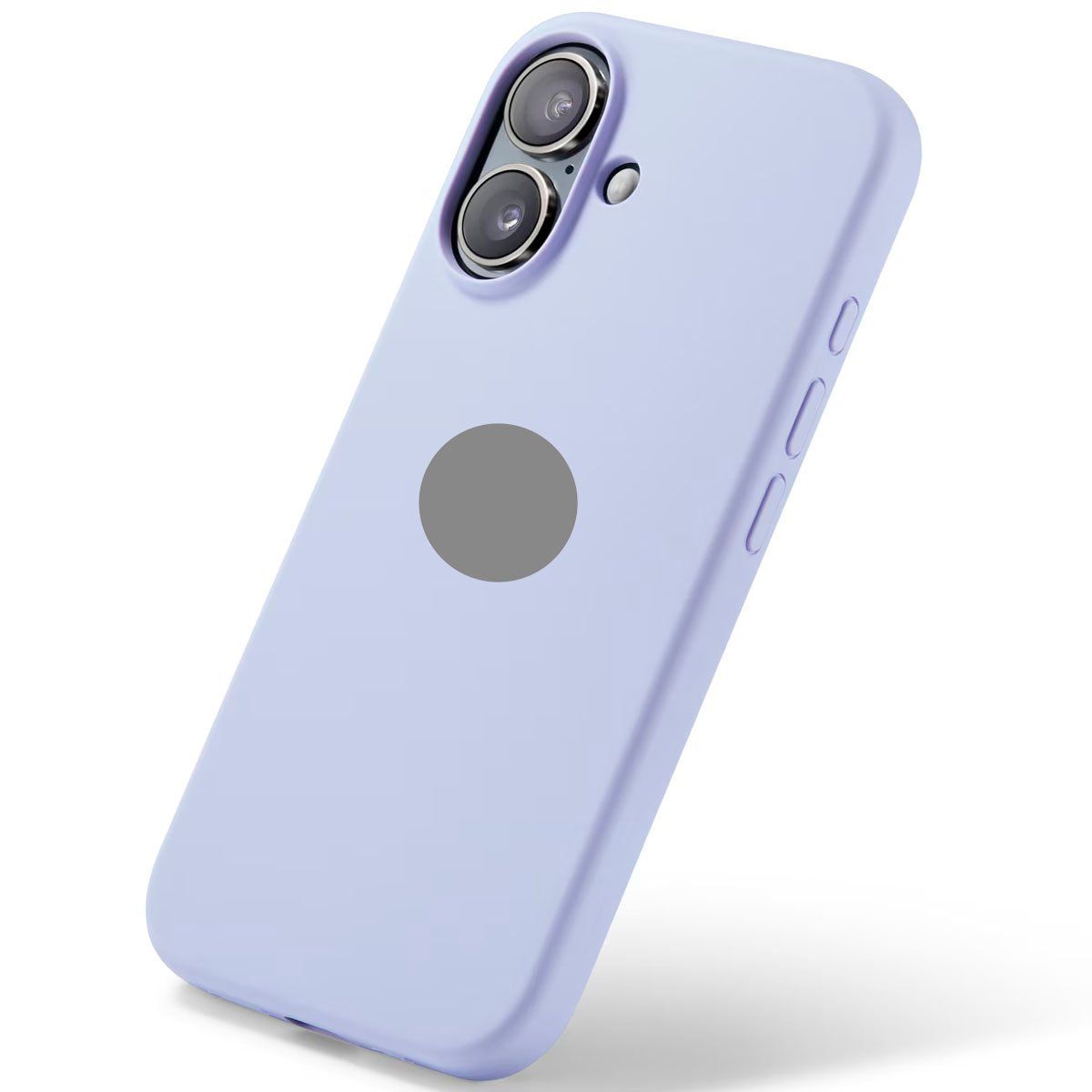 GENERICO - Protector de celular silicona Para Iphone 16 Lila
