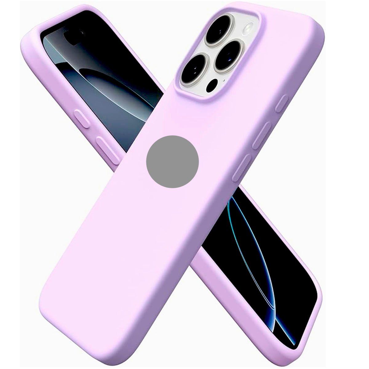 GENERICO - Protector de celular silicona Para Iphone 16 Pro Lila
