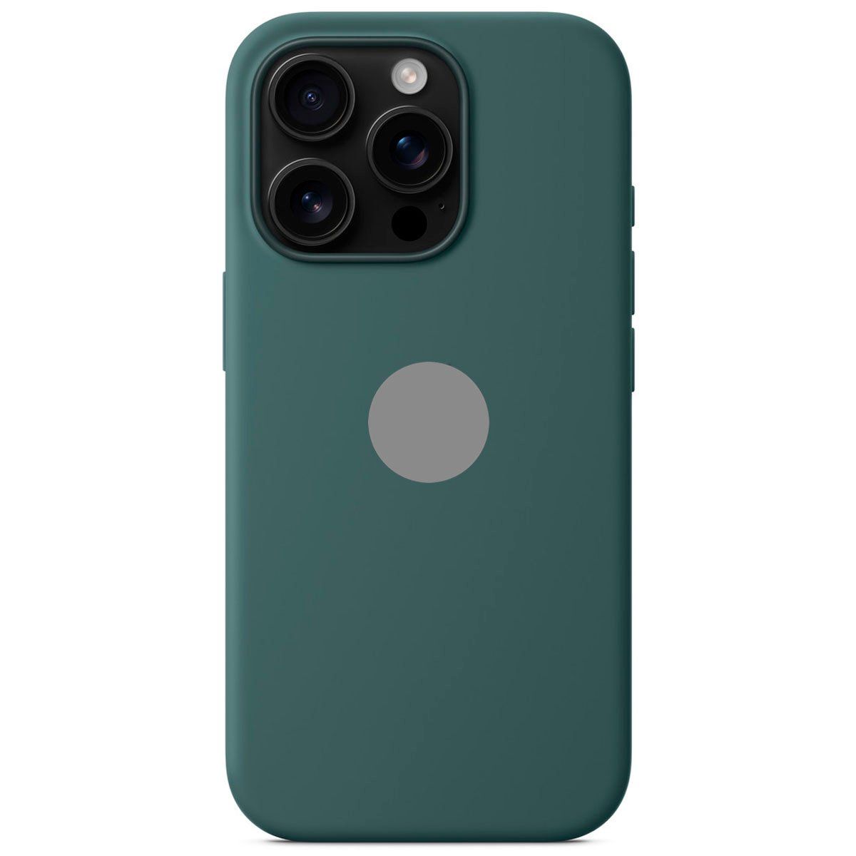 GENERICO - Protector de celular silicona Para Iphone 16 Pro Max Verde Militar