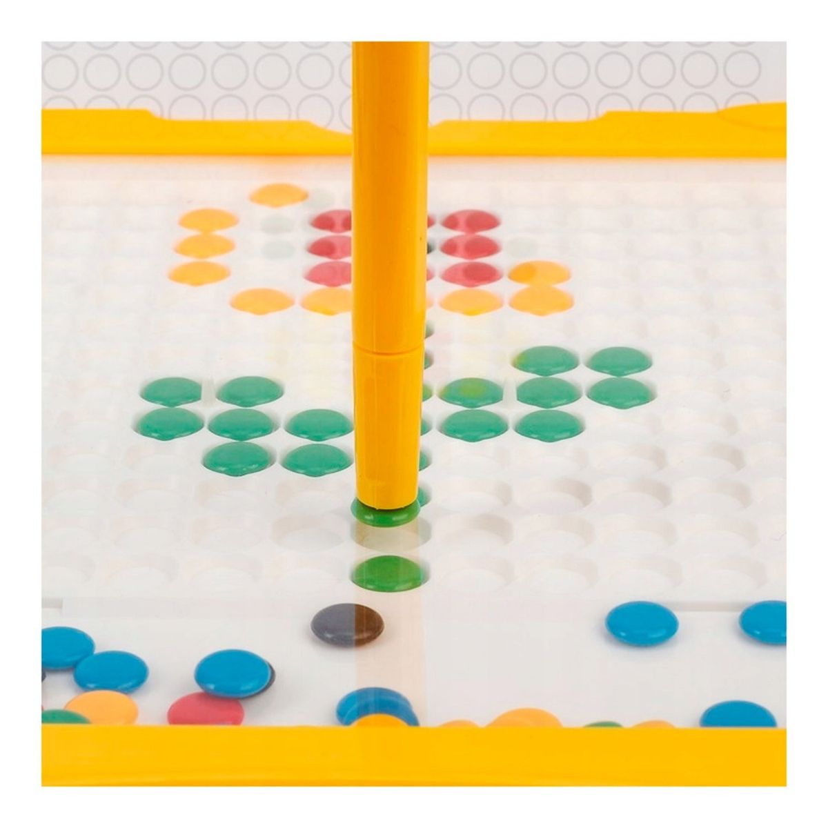 GENERICO - Tablero de Dibujo con Puntero Magnético Marco amarillo