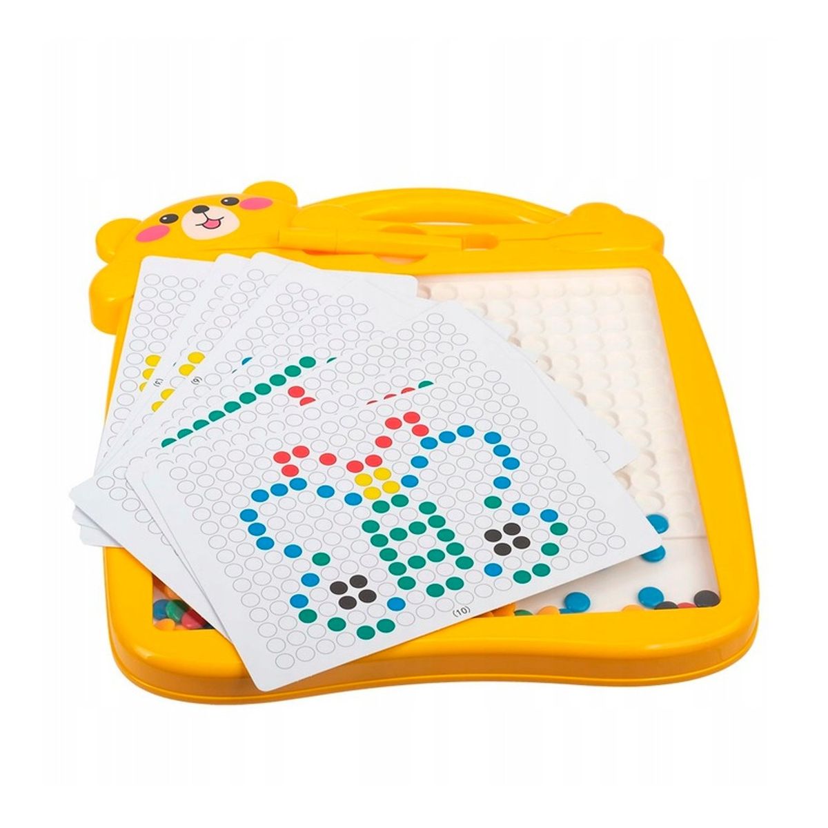 GENERICO - Tablero de Dibujo con Puntero Magnético Marco amarillo