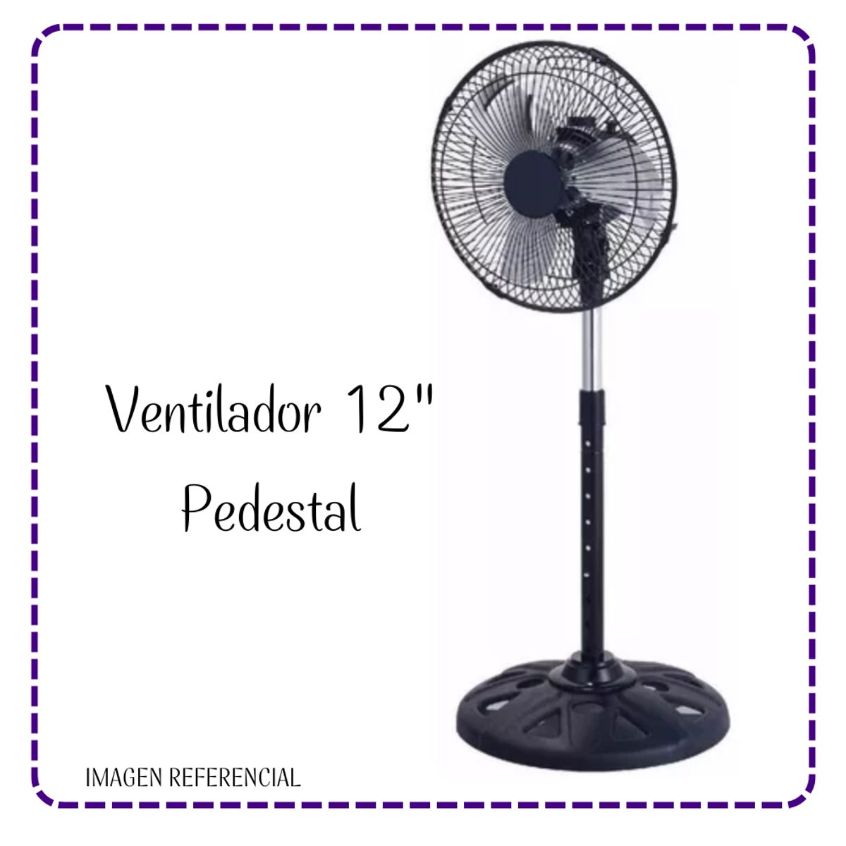 PREMIER - Ventilador Premier de Pedestal 12” pulgadas