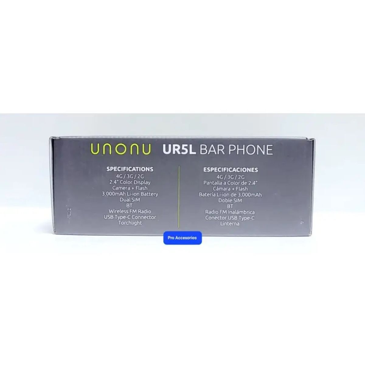 UNONU - Celular Unonu UR5L 4G Todo Terreno Basico Bateria de Larga Duracion