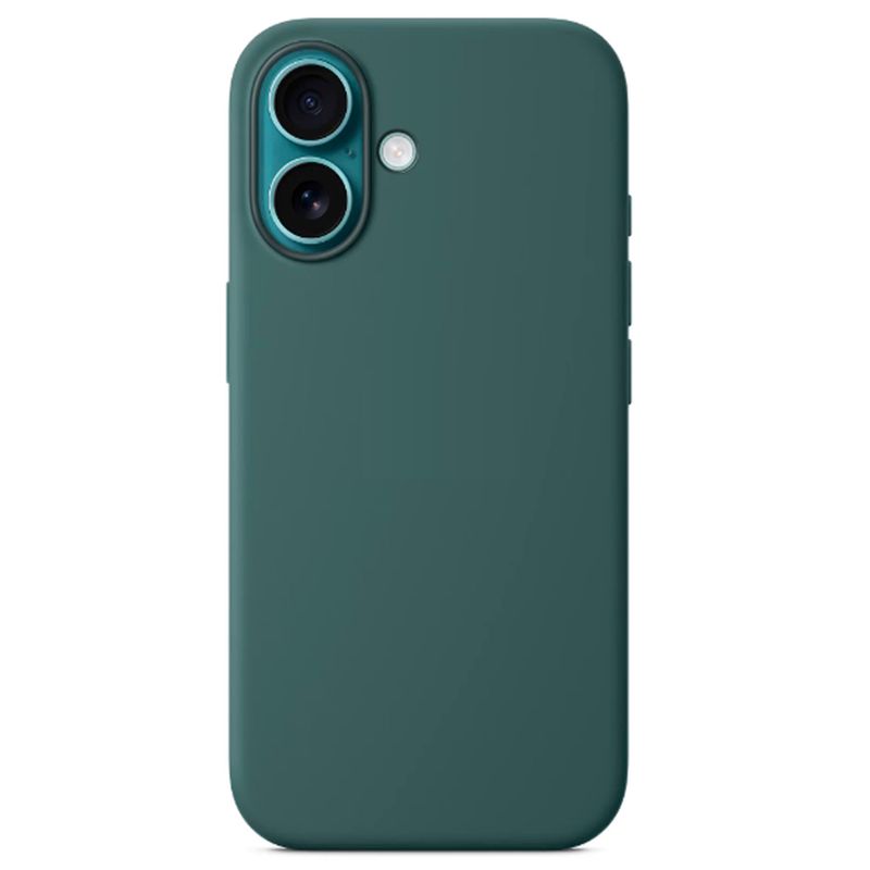 GENERICO - Funda de Silicon Compatible con iPhone 16 Verde Militar