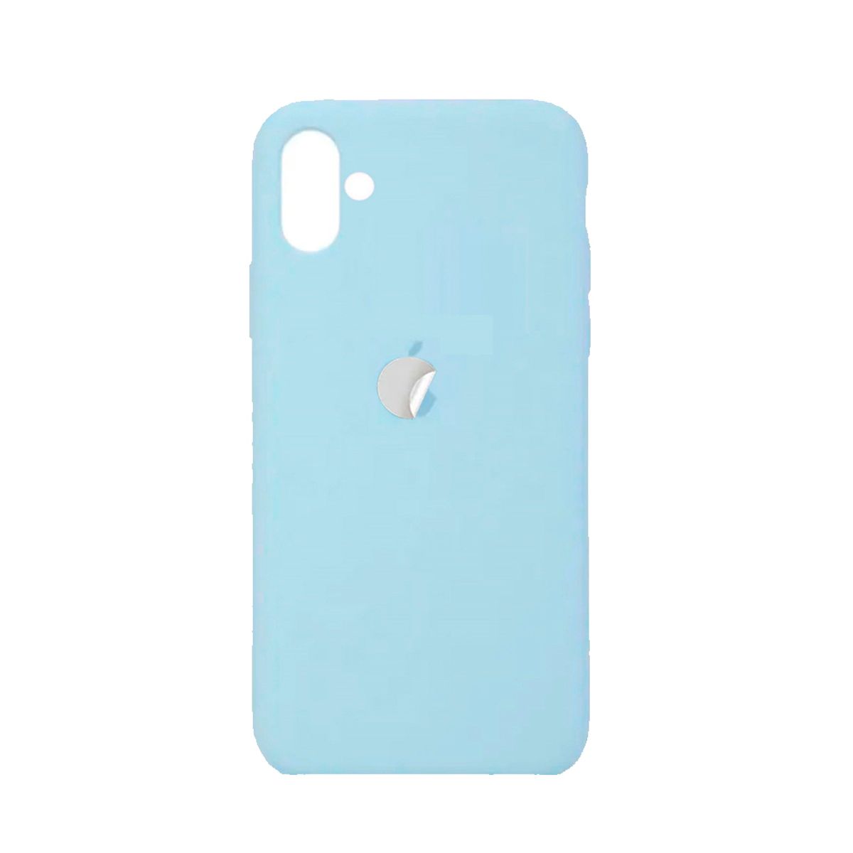 GENERICO - Funda de Silicon Compatible con iPhone 16 Celeste