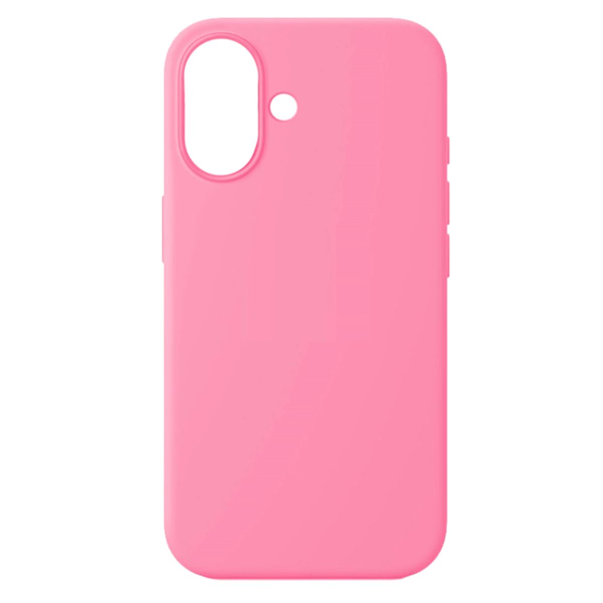 GENERICO - Funda de Silicon Compatible con iPhone 16 Plus Rosado