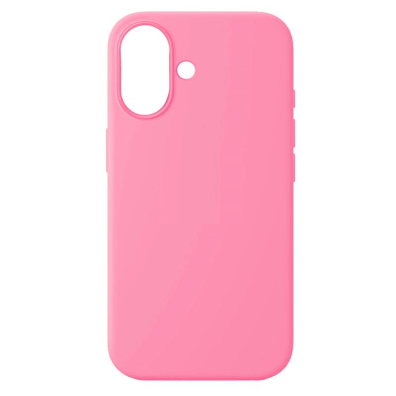 GENERICO - Funda de Silicon Compatible con iPhone 16 Plus Rosado