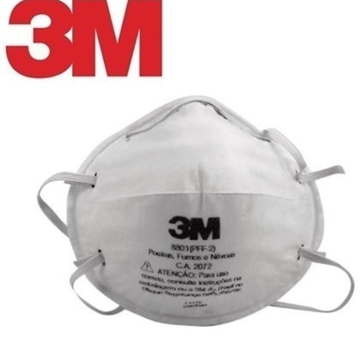 3M - 5 Mascarillas 8801 Respirador 3M N95 PFF-2