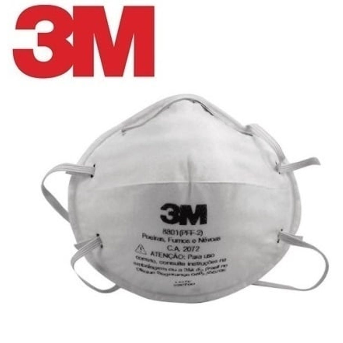3M - 5 Mascarillas 8801 Respirador 3M N95 PFF-2