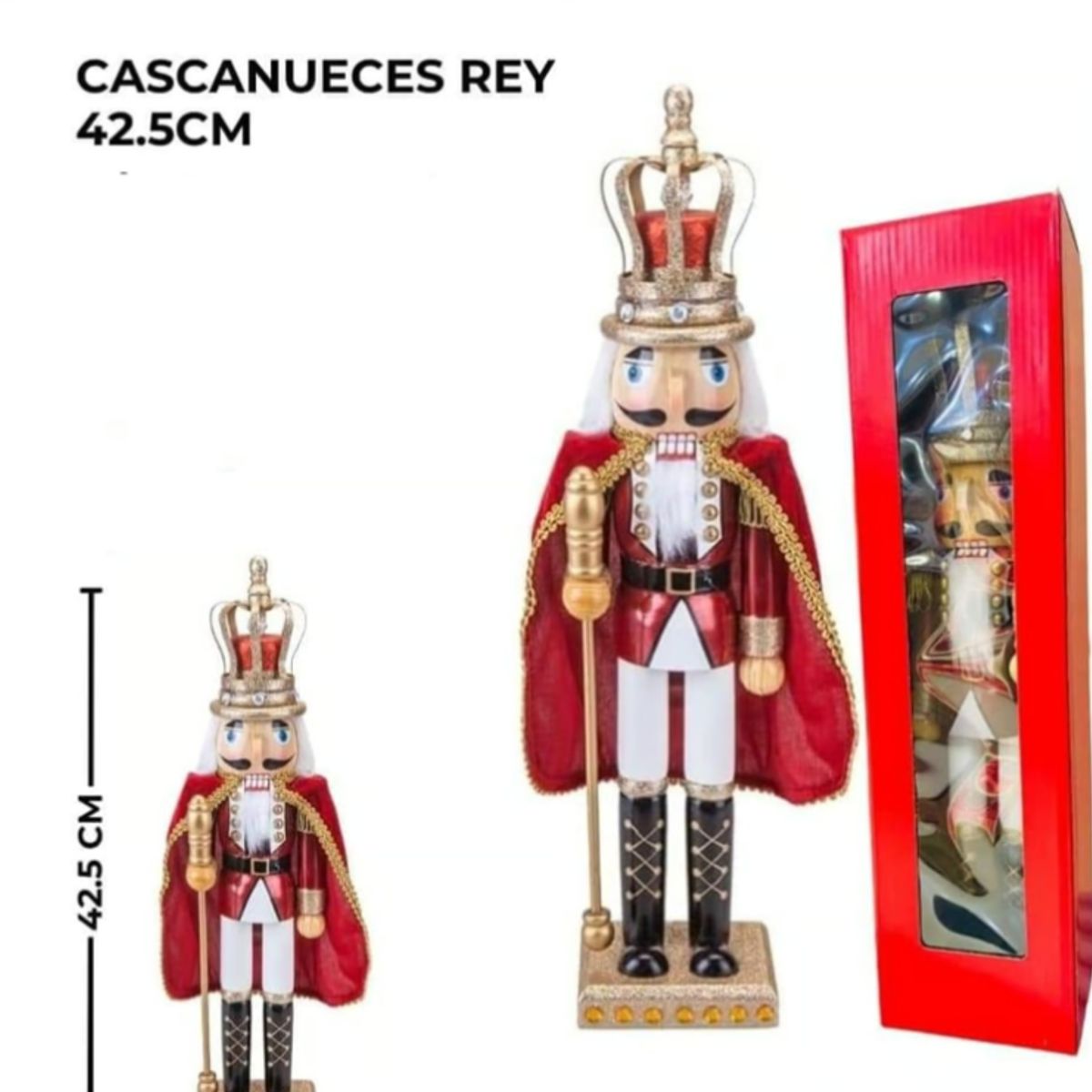 GENERICO - CASCANUECES REY 425CM UNIDAD
