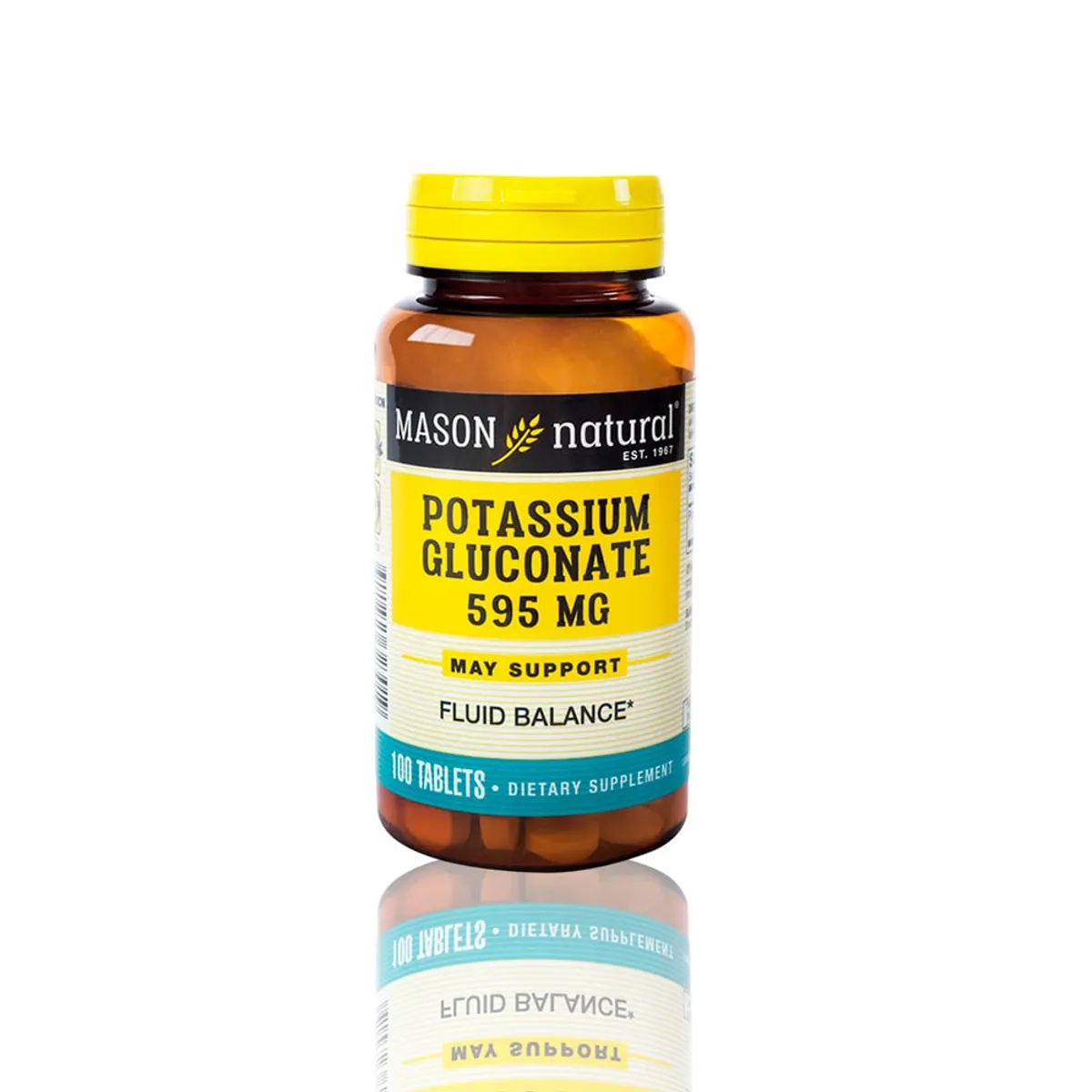 MASON - Vitamina Mason Potassium Gluconate 595 Mg 100 Tab