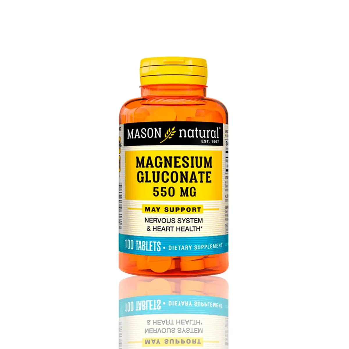MASON - Vitamina Mason Magnesium Gluconate 550 Mg 100 Tab