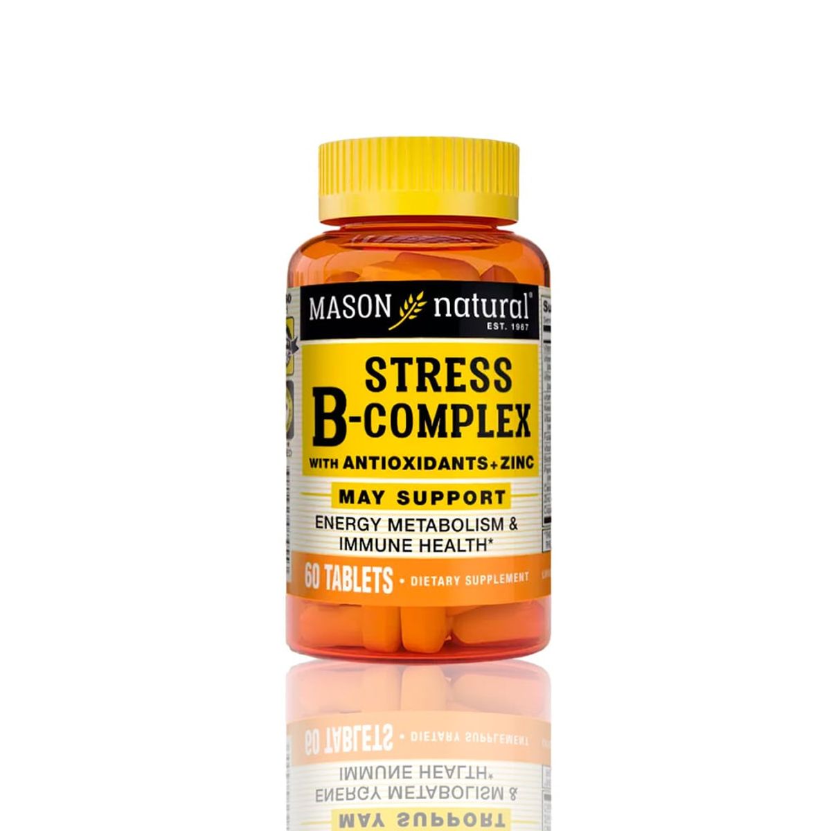 MASON - Stress B-Complex With Antioxidants + Zinc 60 Tab