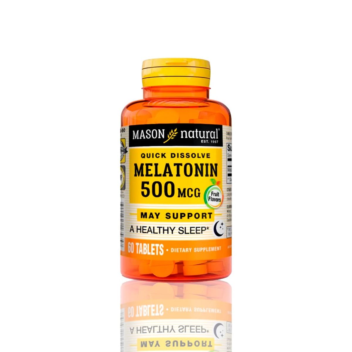 MASON - Vitamina Mason Melatonin 500 Mcg 60 Tab Subl