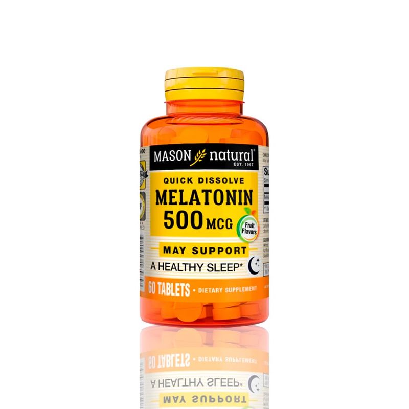 MASON - Vitamina Mason Melatonin 500 Mcg 60 Tab Subl
