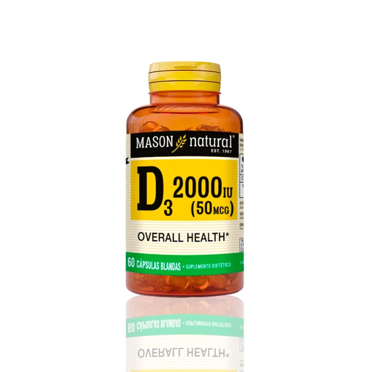 MASON - Vitamina Mason D3 2000 Ui 60 Softg