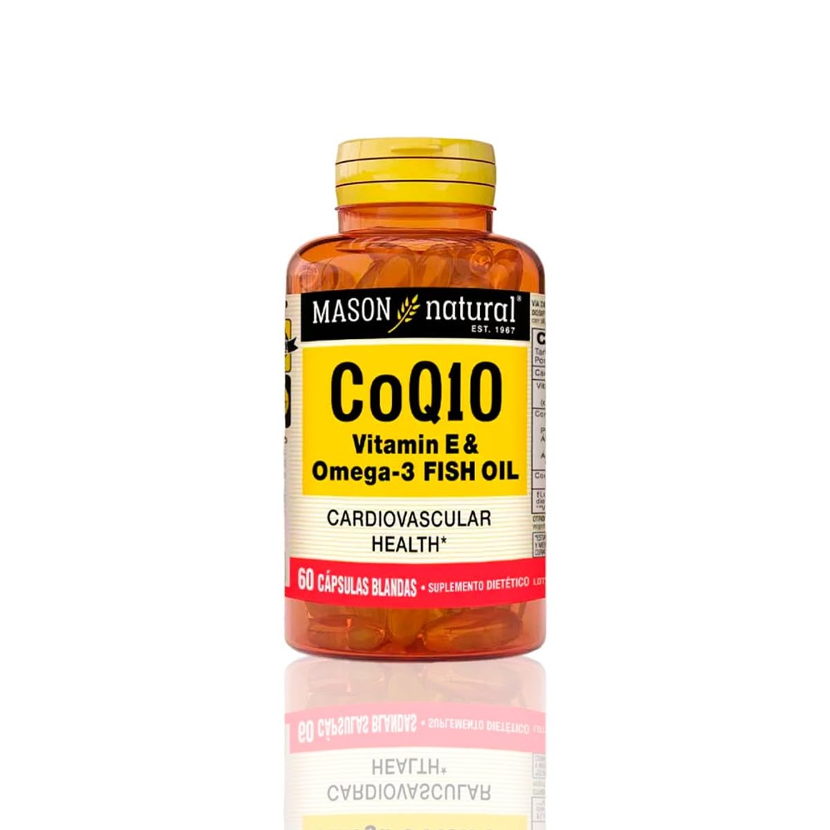 MASON - Vitamina Mason Co Q10 Vitamin E & Omega-3 Fish Oil60 Softg
