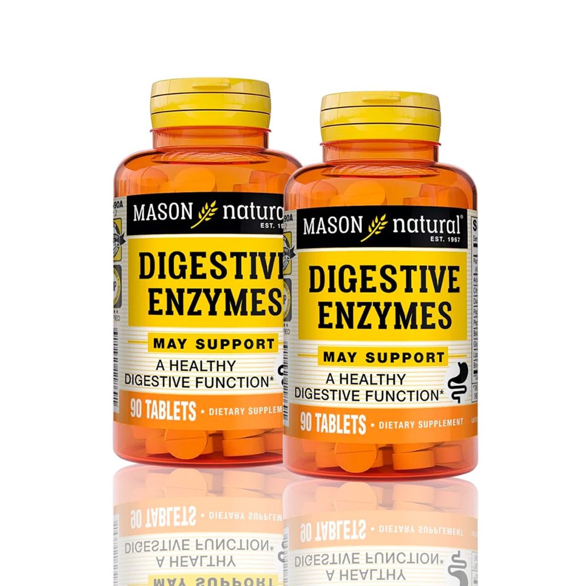 MASON - Vitamina Digestive Enzymes 90 Tab Pack X2
